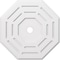 Ekena Millwork Westin Architectural Grade PVC Contemporary Ceiling Medallion, 30"OD x 3"ID x 12"C x 1"P CMP30WN-03000 - alternate 1